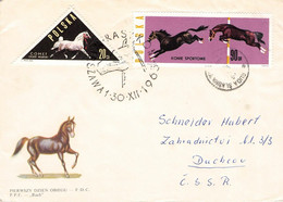 POLAND - LETTER 1963 RUDA - DUCHCOV/CSSR /AS87 - Brieven En Documenten