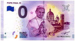 Billet Touristique - 0 Euro - Allemagne - Pape Paul VI - (2019-1) - Essais Privés / Non-officiels