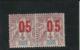 GRANDE COMORE  Paire A  Normal  Timbre De 1897-1900  N° 21* - Nuovi