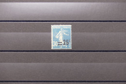 FRANCE - Variété - N° Yvert 217 Type Semeuse - Surcharge Déplacée - Neuf - L 79280 - Unused Stamps