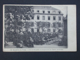 Ref6060 CPA Animée 12e Escadron Du Train - Fête De La Mutualité Et Inauguration Théâtre Beaublanc (1905) - Inaugurazioni