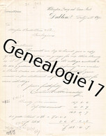 96 2651 IRLANDE IRELAND IRLAND DUBLIN 1891 Ets CANTWELL Et MAC DONALD Wellington Quay And Essex Street - Royaume-Uni