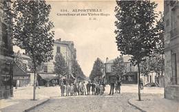 94-ALFORTVILLE-CARREFOUR ET RUE VICTOR HUGO - Alfortville