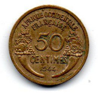 Afrique Occidentale Française - 50 Centimes 1944 - TTB - Altri – Africa