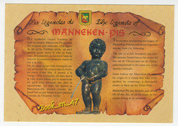 {84055} Belgique , Bruxelles , Brussels , Les Légendes De Manneken Pis. " En Baisse " - Personnages Célèbres