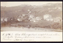 1901 Gelaufene Foto AK Aus Flurlingen. Gestempelt Robenhausen Stegen Und Dachsen. - Hausen Am Albis 