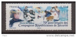 2014 -N°4922** POLICE NATIONALE C.R.S.** - Unused Stamps