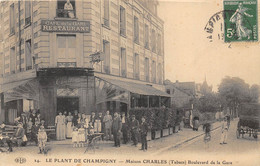 94-CHAMPIGNY-LE PLANT-CHAMPIGNY- MAISON CHARLES TABACS BOULEVARD DE LA GARE - Champigny Sur Marne