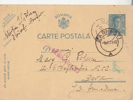 WW2 LETTERS, CENSORED BRASOV NR 23, KING MICHAEL PC STATIONERY, ENTIER POSTAL, 1942, ROMANIA - Lettres 2ème Guerre Mondiale