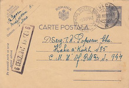 WW2 LETTERS, CENSORED TULCEA NR 6, MILITARY POST OFFICE NR 944, KING MICHAEL PC STATIONERY, ENTIER POSTAL, 1943, ROMANIA - Lettres 2ème Guerre Mondiale