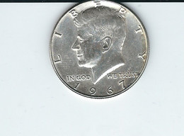 ETATS UNIS     1/2  DOLLAR   1967 - A Identifier