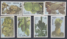 Kampuchéa  N° 681 / 87 XX Flore : Fruits Tropicaux,  Les 7 Valeurs Sans Charnière, TB - Kampuchea