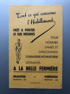 Buvard A LA BELLE FERMIERE  à MANTES Et VERNON PRET à PORTER Et SUR MESURE - Textile & Vestimentaire