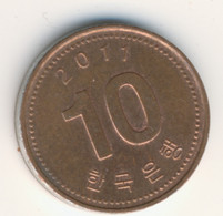 S KOREA 2011: 10 Won, KM 103 - Korea (Zuid)