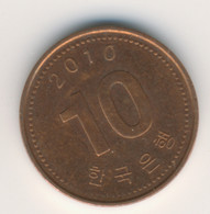 S KOREA 2010: 10 Won, KM 103 - Korea, South