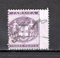 JAMAIQUE FISCAUX POSTAUX  N° 5  OBLITERE COTE  75.00€    ARMOIRIE - Jamaica (...-1961)