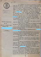 FISCAUX DE MONACO  PAPIER TIMBRE 1949 BLASON  30 Frs  Filigrane LOUIS II - Fiscale Zegels