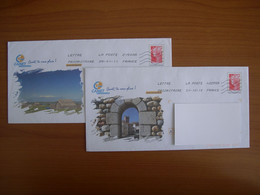 Enveloppes  PAP  Marianne De Beaujard Avec Illustration CANET EN ROUSSILLON - Prêts-à-poster: Repiquages /Beaujard