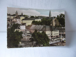 SIEGEN I W SIEGBRUCKE UNTERES SCHLOB UND MARTINIKIRCHE ALLEMAGNE RGENANIE DU NORD WESTPHALIE CPSM FORMANT CPA - Siegen