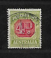 AUSTRALIA 1909 POSTAGE DUE 4d - Strafport