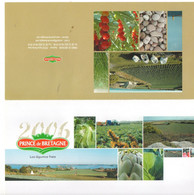 Carte De Voeux 2006, 2 Volets,  Adressée Par Producteurs Légumes Artichauds, Prince De BRETAGNE, (29), FINISTERE - New Year