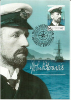 Captain J.K.Davis With Steam Yacht "Aurora" Expedition To Antarctica 1911-1914. Maxi-Card (Postal Stationery) - Tarjetas – Máxima