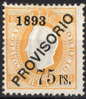 Portugal 1892 - D. Luiz Provisório Afinsa 97 - Unused Stamps