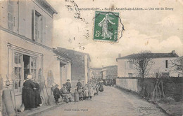 Saint André De Lidon         17        Rue Du Bourg. Commerce Et Machine A Torréfier Le Café          (voir Scan) - Andere & Zonder Classificatie