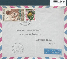 TAHITI - 1959  COVER PAPEETE TO ASNIERES     - 22541 - Lettres & Documents