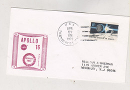 UNITED STATES SPACE 1972 APOLLO 16 Nice Cover - America Del Nord