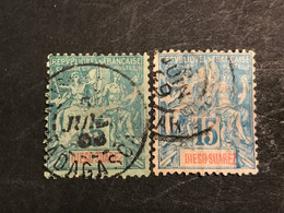 DIEGO SUAREZ Type Sage Y&T 28 / 30 /  Obl - Used Stamps