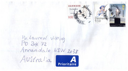 (X21) Letter Posted From Denmark To Australia - Lettere