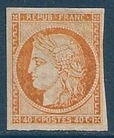 Colonies Générales Céres N°13* 40c Orange Quasi Fraicheur Postale Signé Diena - Cérès