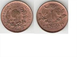 Colombia 1 Cent 1969 Km 205a  Unc  !!!!!! - Colombia