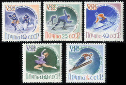 1960	Russia USSR	2317-2321	1960 Olympic Games In Squaw Valley - Invierno 1960: Squaw Valley