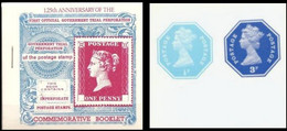 GREAT BRITAIN Machin IMPERF. Octagon Stamps Test Booklet 3 X ½p/3p ANNGVT [PRINT:2500] - Ongetand