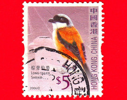 HONG KONG - Usato - 2006 - Uccelli - Averle - Long Tailed Shrike - Birds - 5 - Gebraucht