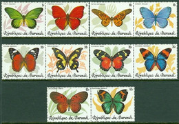 Burundi - 918/927 - Papillons - 1984 - MNH - Ongebruikt