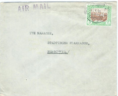 Africa > Sudan Khartoum Letter 1958.stamp : 1951 Local Motives,back Side - Machine Stamp - Sudan (1954-...)