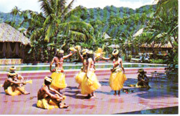 TAHITI  LA DANSE DE BIENVENU A L'HOTEL MATAVAI - Polynésie Française