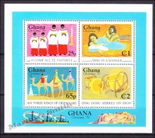 Ghana 1979 Yvert BF 78, Christmas, Miniature Sheet - MNH - Ghana (1957-...)