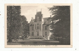 Cp, 49 ,  BELLEVUE , Environs Du LION D'ANGERS ,vierge ,phototypie M. Chrétien - Autres & Non Classés