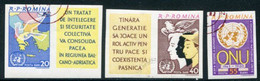 ROMANIA 1961 United Nations Imperforate Used.  Michel 2037B-39B - Usado