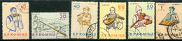 ROMANIA 1961 Musical Instruments Used.  Michel 1997-2002 - Used Stamps