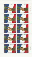 LOT 290 WALLIS ET FUTUNA PLANCHE DE 10   N°554  ** - Unused Stamps