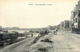 Juvisy * Le Quai Gambetta * Le Port * Péniche Battelerie - Juvisy-sur-Orge