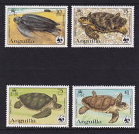 Anguilla 1983, Turtles, WWF, Complete Set MNH. Cv 30 Euro - Anguilla (1968-...)
