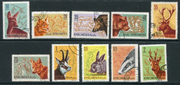 ROMANIA 1961 Games Animals Used.  Michel 1981-90 - Gebraucht