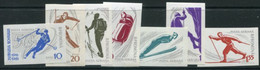 ROMANIA 1961 Winter Sports Imperforate LHM / *.  Michel 1965-71 - Nuevos