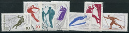 ROMANIA 1961 Winter Sports Perforated Used.  Michel 1951-57 - Gebraucht